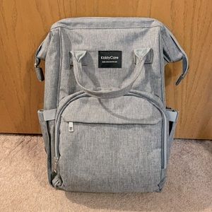 KiddyCare Diaper Bag/backpack. New Condition. Never been used. Grey.